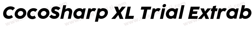 CocoSharp XL Trial Extrabold字体转换